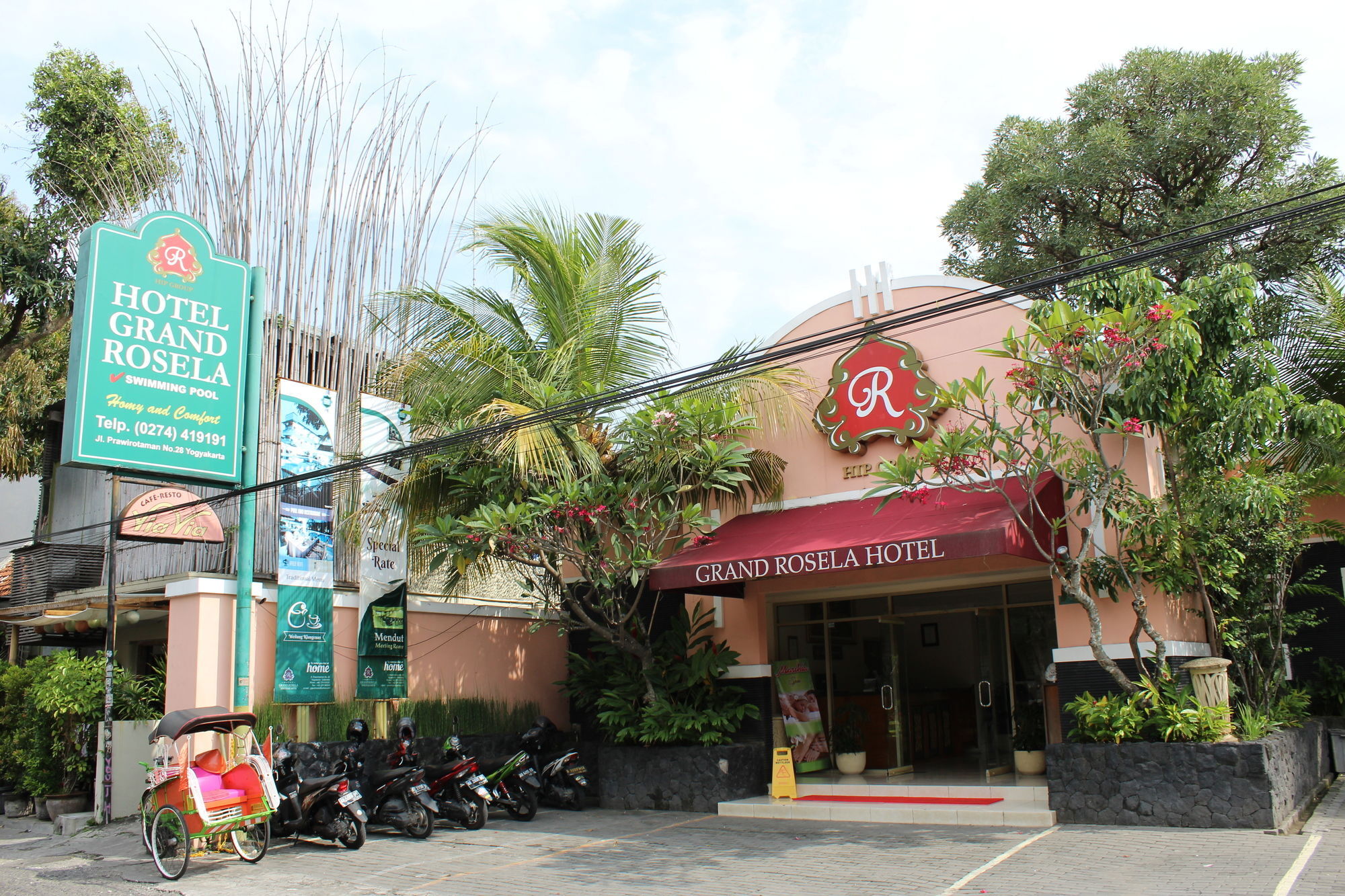 Hotel Grand Rosela Jogjacarta Exterior foto